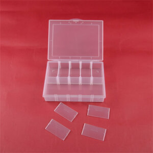 10 Grids Plastic Organizer Container with Adjustable Dividers
