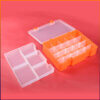 18 Grids Plastic Organizer Container with Adjustable Dividers with Removable Grids