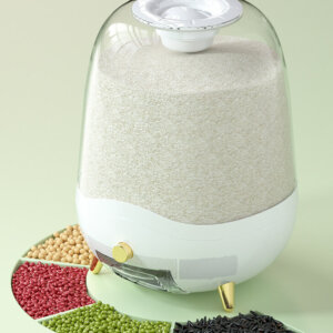 Egg shaped Airtight Storage Containers for Rice, Flour, Sugar & Cereal