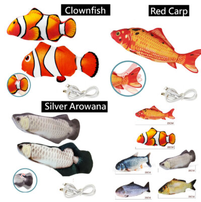 USB Rechargeable  Realistic Flopping Fish