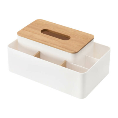 Multifunctional Tissue Box with 5 Compartments