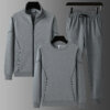 Pullover Long Sleeve Jacket Athletic Sets-Gym/ Workout Clothing