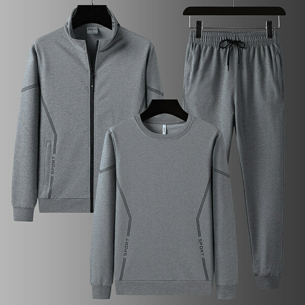 Pullover Long Sleeve Jacket Athletic Sets-Gym/ Workout Clothing