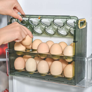 3- layer Refrigerator Door Egg Storage Container