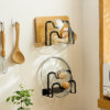 Wall Mount Pot Lid Organizer Rack