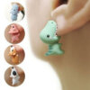 3D Cute Animal Bite Earrings