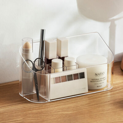 Clear Makeup Organizer-Cases for Lipstick, Makeup Brushes and Skin Care Products