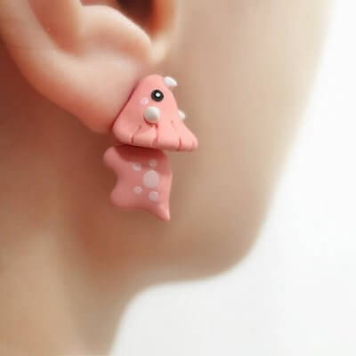 3D Cute Animal Bite Earrings