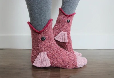 Funny 3D Knit Animal Paw Socks for Christmas Gifts