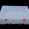 Large Plastic Craft Storage Containers with Handle and Hinged Lid