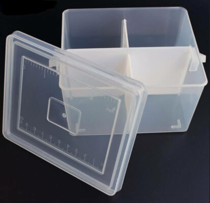 Multipurpose Plastic Storage Container Box with Handle and Adjustable Dividers