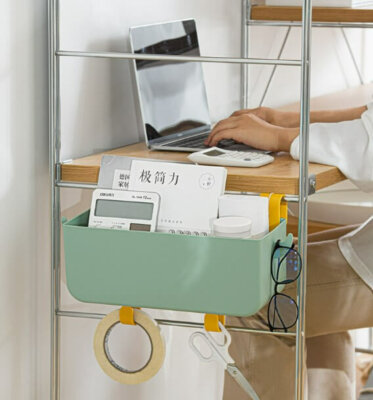 Bedside Caddy Hanging Organizer with Hooks