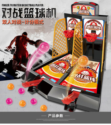 Tabletop 2-Player Finger Basketball Shooting Game