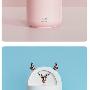 Cute Deer Humidifier with Lights, 2 Mist Modes, Auto Shut Off