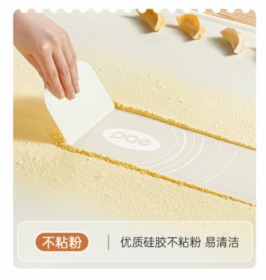 Food Grade Kneading Rolling Dough Thicken Silicone Non-stick Non-slip Pastry Mat Board with Measurement