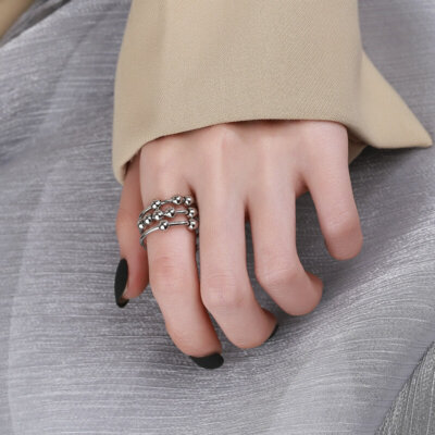 Double Layer Anti Anxiety Adjustable Rings