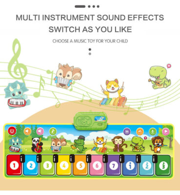 Pedal Piano Pad for Kids with Record Function and Different Musical Instruments Sound