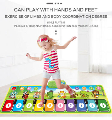 Pedal Piano Pad for Kids with Record Function and Different Musical Instruments Sound