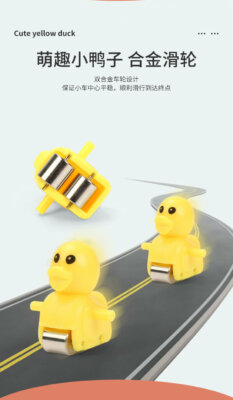 Little Lovely Ducklings Automatic Stair-Climbing Race Track Set with Lights and Music