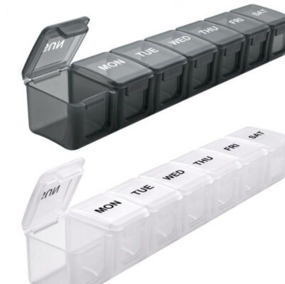 Weekly Pill Organizer-Large 7 Day Pill Case