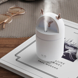 Cute Deer Humidifier with Lights, 2 Mist Modes, Auto Shut Off