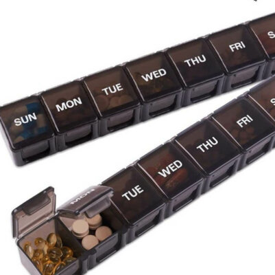 Weekly Pill Organizer-Large 7 Day Pill Case