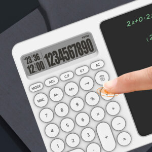 USB Charging Large Writing Tablet 10 Digit Calculator Notepad