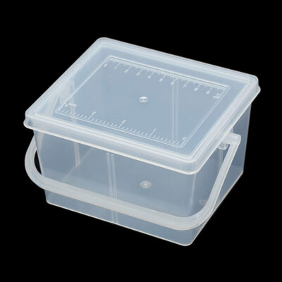 Multipurpose Plastic Storage Container Box with Handle and Adjustable Dividers