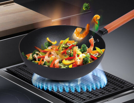 Cast Iron Nonstick 3-Piece Cookware Set- Skillet, Soup Pot, Frying Pan