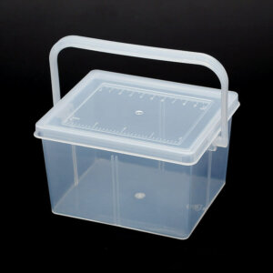 Multipurpose Plastic Storage Container Box with Handle and Adjustable Dividers