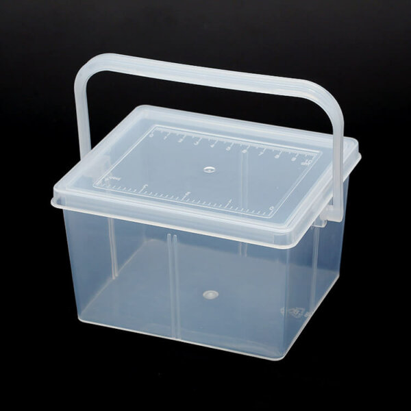 Multipurpose Plastic Storage Container Box with Handle and Adjustable Dividers