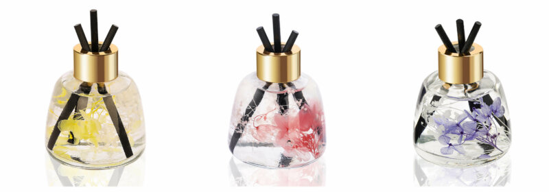 Scent Diffuser with Preserved Flower for Home Fragrance and Decor