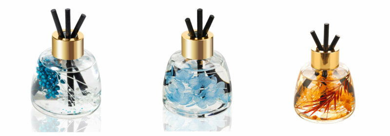 Scent Diffuser with Preserved Flower for Home Fragrance and Decor