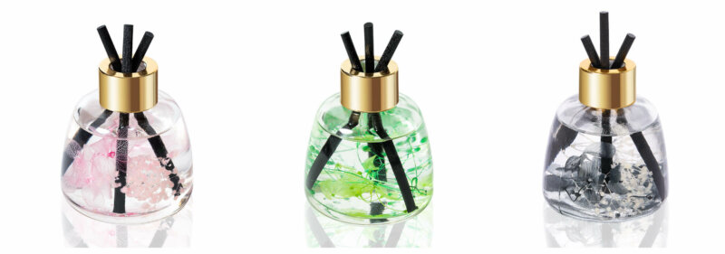 Scent Diffuser with Preserved Flower for Home Fragrance and Decor