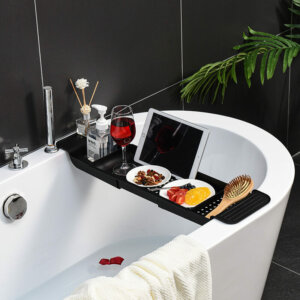 Expandable Non-Slip Bathtub Tray