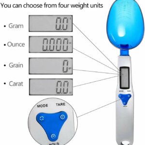 3 Different Specifications Rechargeable Digital Multifunctional Kitchen Spoon Scale with Accurate LCD Display