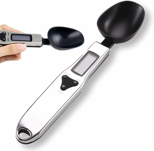 Rechargeable Digital Multifunctional Kitchen Spoon Scale with Accurate LCD Display