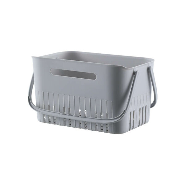 Plastic Bathroom Storage Basket with Handle