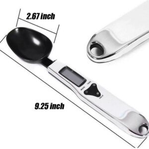 Rechargeable Digital Multifunctional Kitchen Spoon Scale with Accurate LCD Display