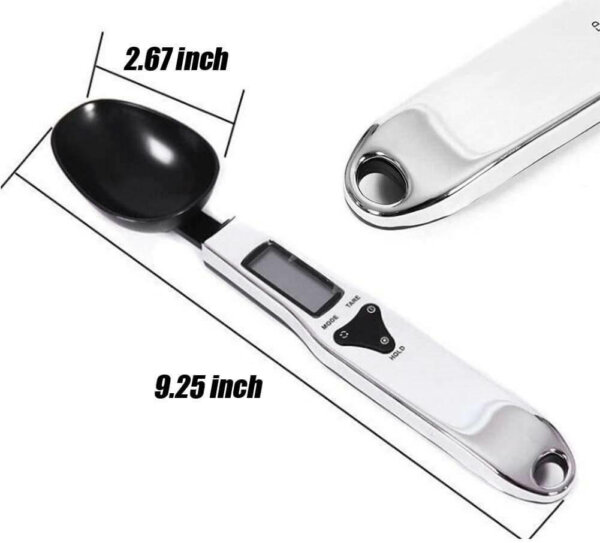 Rechargeable Digital Multifunctional Kitchen Spoon Scale with Accurate LCD Display