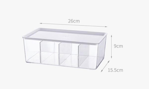 Multifunctional Organizer with Adjustable Dividers