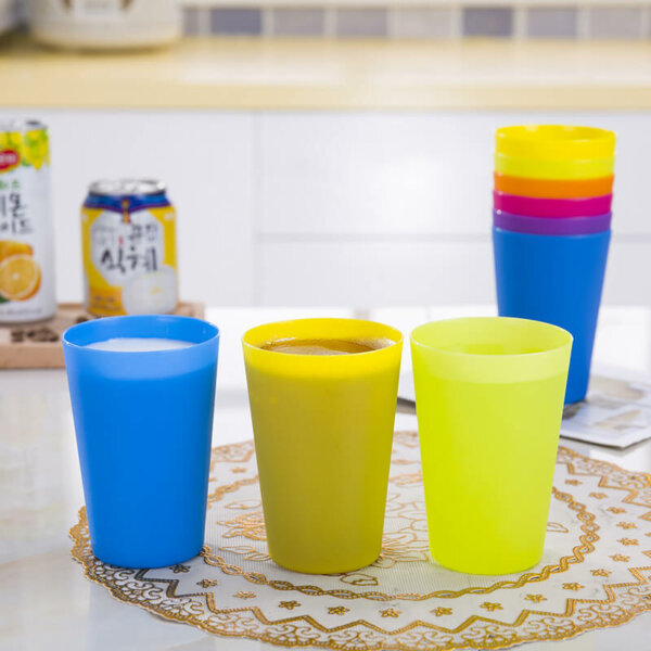 Reusable Plastic Cups-Set of 12 Multicolor