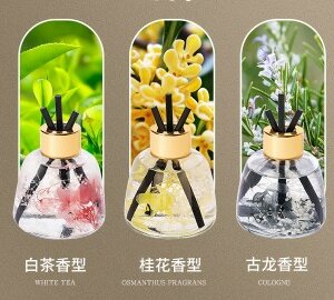 Scent Diffuser with Preserved Flower for Home Fragrance and Decor