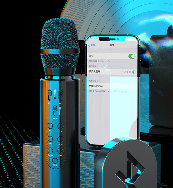 Rechargeable Bluetooth Microphone Karaoke Speaker