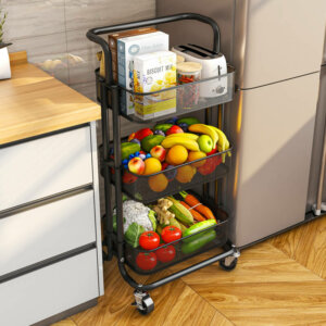 3 Tiers Rolling Storage Cart 11