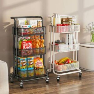 3 Tiers Rolling Storage Cart 3