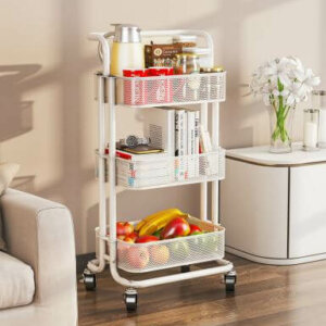 3 Tiers Rolling Storage Cart