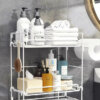 Multifunctional 2 Tier Bathroom Organizer Shelf 5