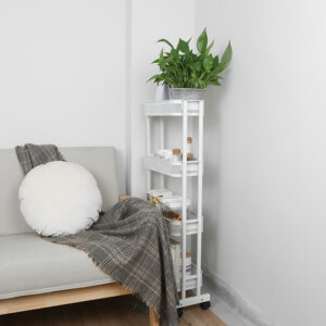 Narrow Space Slim Rolling Shelf 3