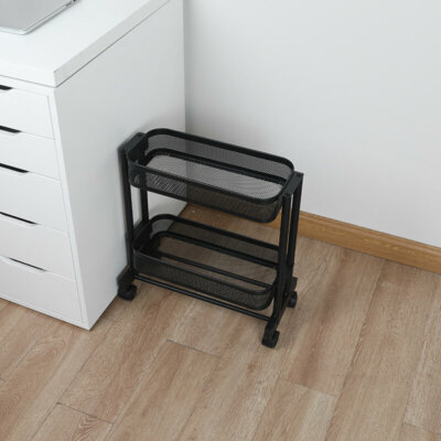 Narrow Space Slim Rolling Shelf 5